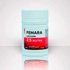 Femara - Letrozole (Estrogen Blocker) 2.5mg/30tabs | NovoPharm