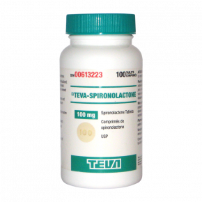 Spironolactone 100mg/100tabs (diuretic) - Canadian Generic