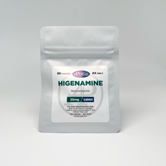 Higenamine (Energy, Focus, Weight Loss) 20mg/50tabs | Apoxar