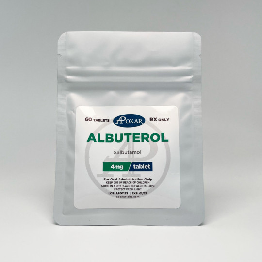 Albuterol (Salbutamol) 4mg/50tabs | Apoxar