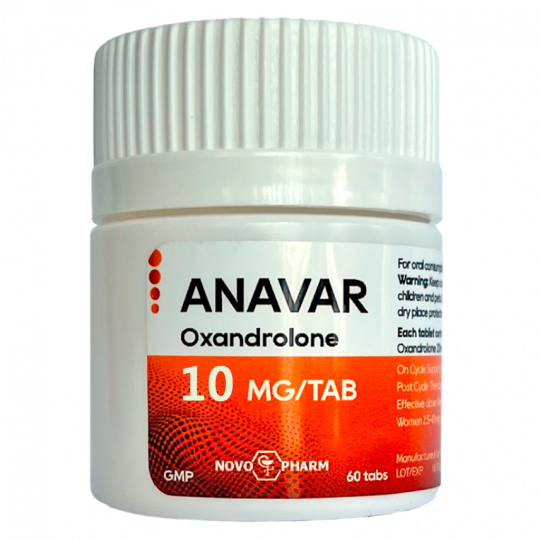 Anavar - Oxandrolone 10mg/60tabs | NovoPharm