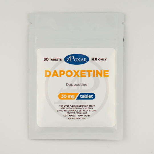 Dapoxetine (Sexual Health) 30mg/50tabs | Apoxar