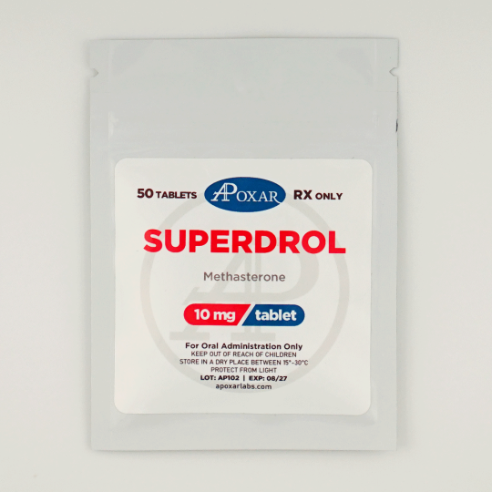 Superdrol (Methasterone) 10mg/50tabs | Apoxar