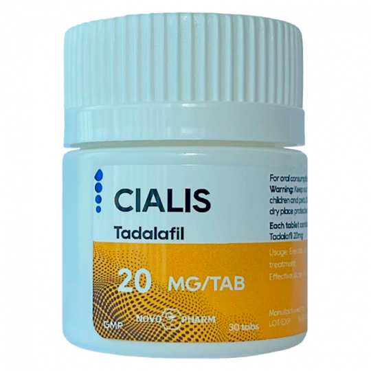 Cialis - Tadalafil 20mg/30tabs | NovoPharm