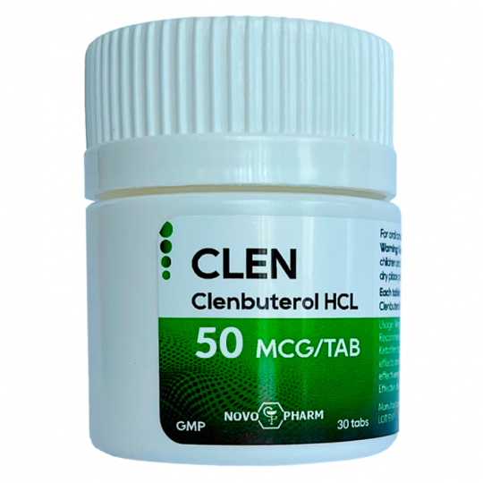 Clenbuterol (Weight Loss) 50mcg/30tabs | NovoPharm