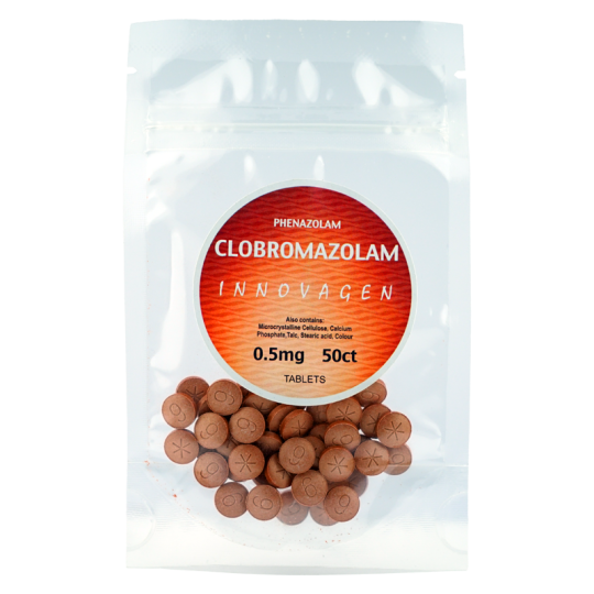 Clobromazolam 0.5mg/50tabs | Innovagen