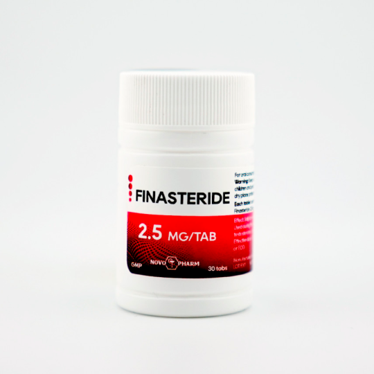 Finasteride (Hair Loss/Prostate Health) 2.5mg/30tabs | NovoPharm