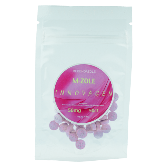 M-Zole - Mebendazole 50mg / 50 tab  | Innovagen