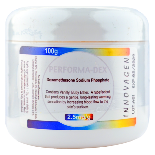Performa-Dex - Dexamethasone Sodium Phosphate 2.5mg/g,100g  (topical cream) | Innovagen