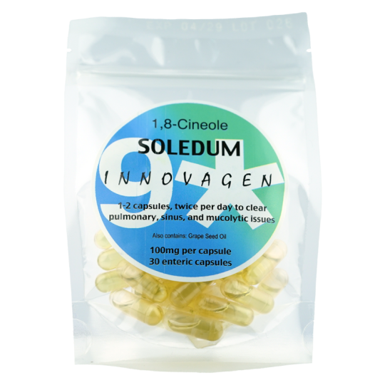 Soledum (1,8-Cineole) 100mg/30 caps | Innovagen