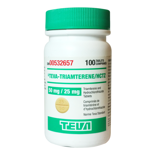 Triamterene (diuretic) 75mg/100tabs | Pharmacy Grade