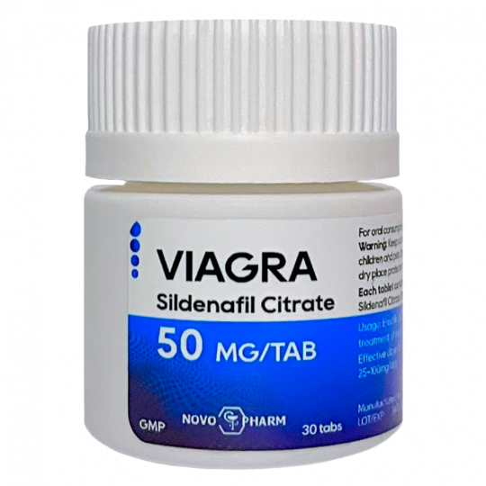 Viagra - Sildenafil 50mg/30tabs | NovoPharm