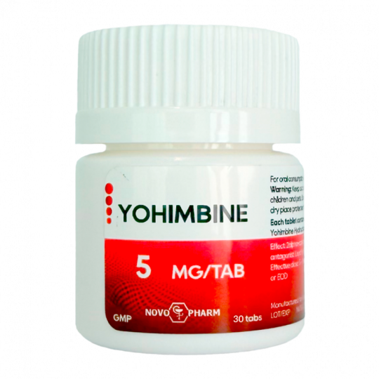 Yohimbine 5mg/30tabs | NovoPharm