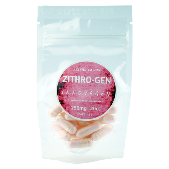 Zithro-Gen - Azithromycin 250mg / 20caps | Innovagen