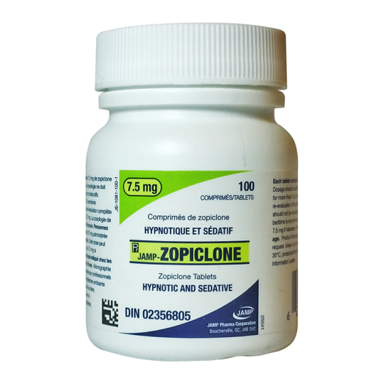 Zopiclone 7.5mg/100 tablets | Pharmacy Grade