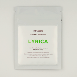 Lyrica (Pregabalin) 75mg/30tabs | GEN