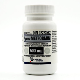 Metformin (Glucophage) 500mg/100tabs | Pharmacy Grade